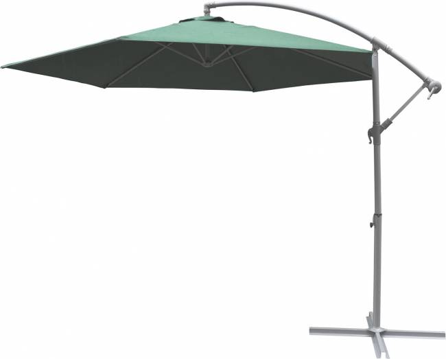 Зонт уличный на боковой стойке "Lantern" Green 3.0 м