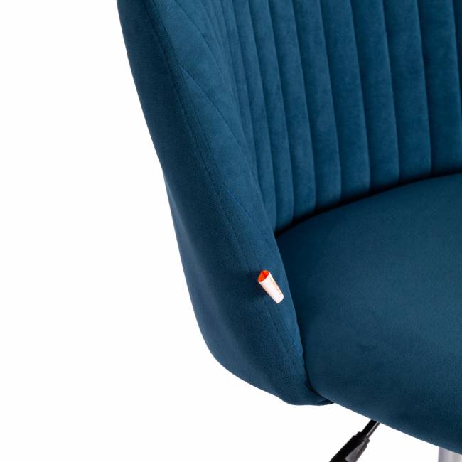 Кресло MELODY флок , синий, 32 синий флок