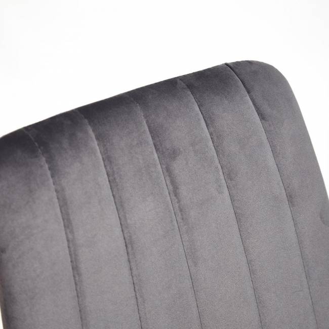 Стул DUBLIN (mod. 7066) серый вельвет/бук металл,ткань