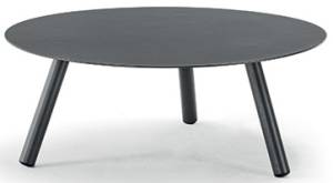 Столик металлический кофейный Bahamas антрацит Ø900х350 мм