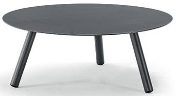 Столик металлический кофейный Bahamas антрацит Ø900х350 мм