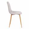 Стул BREEZE (mod. 4724) / 1 шт. в упаковке вельвет/металл, 44 х 53 х 87 см, Light grey (светло-серый) HLR14 / натуральный Light grey (светло-серый) HLR14 / натуральный вельвет/металл