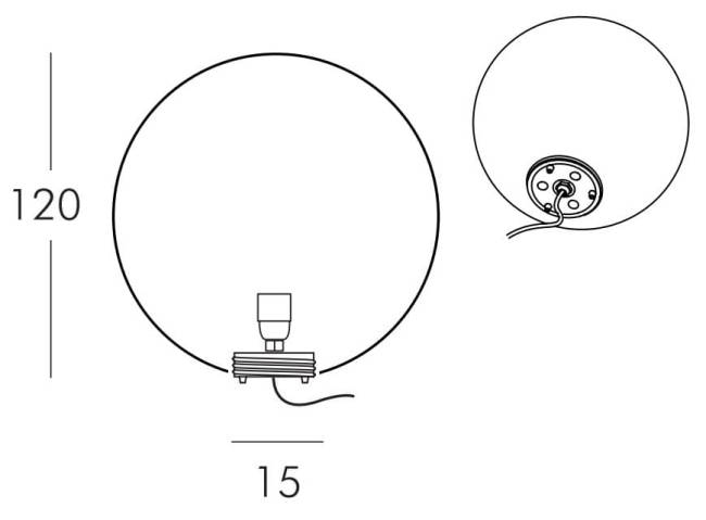 Светильник пластиковый Шар 120 Globo Lighting IN белый Ø1200х1200 мм Светильник пластиковый Шар 120 Globo Lighting IN белый Ø1200х1200 мм