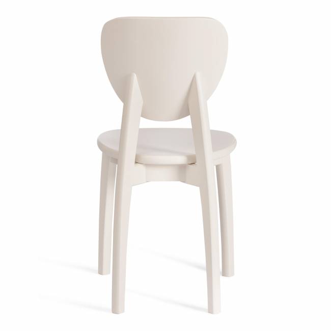 Стул DIAMANTE жесткое сидение бук, 42 х 42 х 85 см, ivory white (Комплект из 2 шт.) белый бук