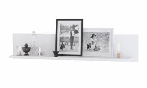 Полка гостиная Бэль цвет белый премиум