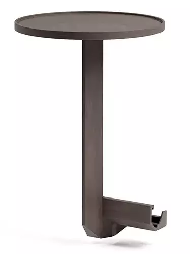 Столик пластиковый боковой Maximo Tavolino 33 терра Ø330х410 мм