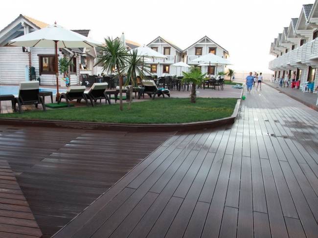 Террасная доска DARVOLEX шовная, 150*23,5*4000 мм, серый Террасная доска DARVOLEX шовная, 150*23,5*4000 мм, серый