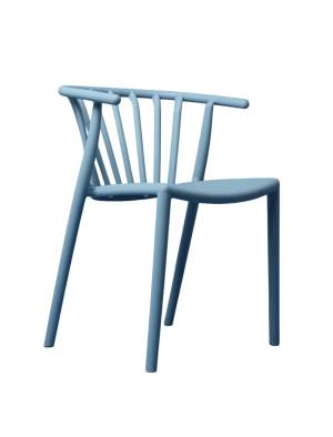 Стул Ансар пластик голубой