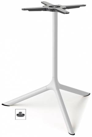 Подстолье металлическое Tripe Maxi белый Ø790х730 мм