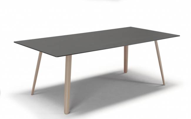 Стол ламинированный Squid тортора, антрацит 2090х1000х730 мм