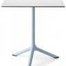 Стол ламинированный обеденный складной Tripe Folding голубой, белый 600х600х740 мм