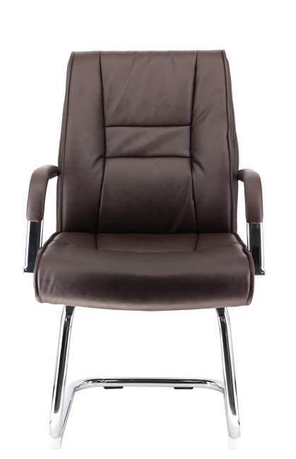 Кресло для посетителей Everprof Kent CF Экокожа Коричневый Кресло для посетителей Everprof Kent CF Экокожа Коричневый