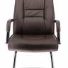 Кресло для посетителей Everprof Kent CF Экокожа Коричневый Кресло для посетителей Everprof Kent CF Экокожа Коричневый