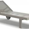 Лежак пластиковый Gatsby Basic тортора 1970х710х355 мм