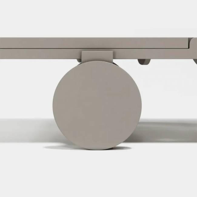 Лежак пластиковый Gatsby Basic тортора 1970х710х355 мм