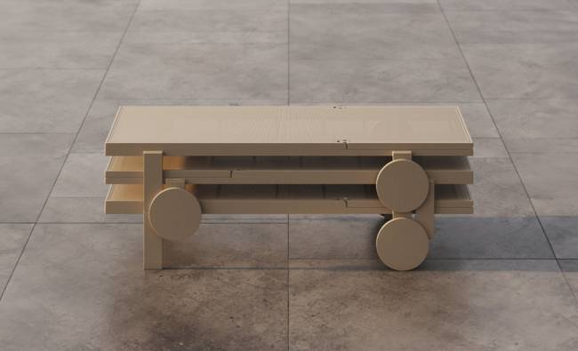 Лежак пластиковый Gatsby Basic тортора 1970х710х355 мм