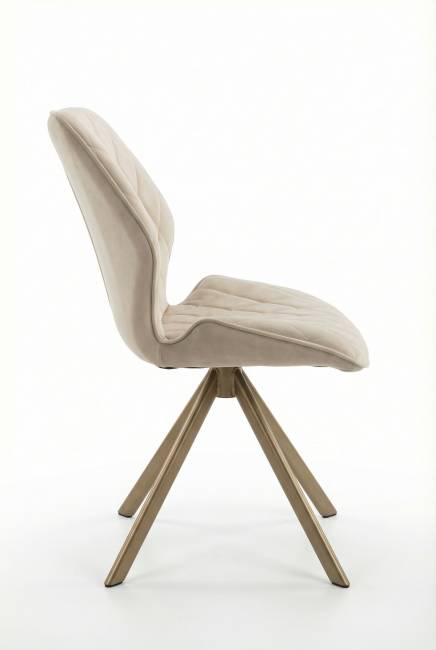 Стул Картьер поворотный, (тк. Венеция №2), ножки шампань