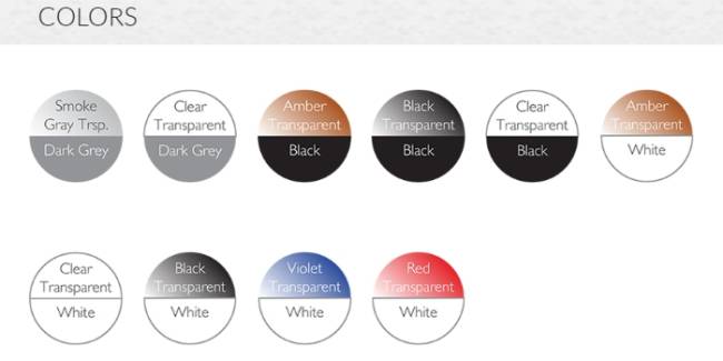 Стул пластиковый Miss Bibi черный, прозрачный 420х500х850 мм