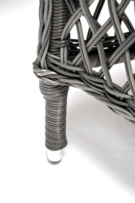 "Эспрессо - 150 S" обеденная группа плетеная, цвет графит