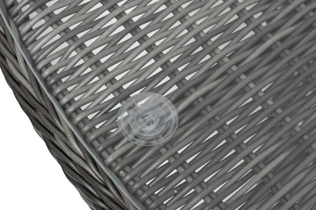 "Эспрессо - 150 S" обеденная группа плетеная, цвет графит