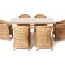 "Эспрессо" обеденная группа плетеная, цвет соломенный "Эспрессо" обеденная группа плетеная, цвет соломенный