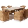 "Эспрессо" обеденная группа плетеная, цвет соломенный "Эспрессо" обеденная группа плетеная, цвет соломенный