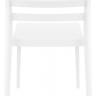 Стул пластиковый Mone белый, прозрачный 520х570х830 мм