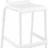 Стул пластиковый барный Helen Bar 75 белый 530х550х1050 мм Стул пластиковый барный Helen Bar 75 белый 530х550х1050 мм