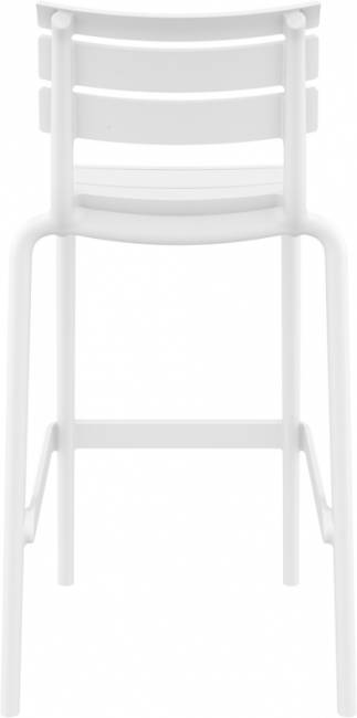 Стул пластиковый барный Helen Bar 75 белый 530х550х1050 мм Стул пластиковый барный Helen Bar 75 белый 530х550х1050 мм