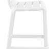 Стул пластиковый барный Helen Bar 75 белый 530х550х1050 мм Стул пластиковый барный Helen Bar 75 белый 530х550х1050 мм