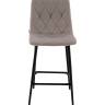 Стул полубарный Одди Diamond велюр светло-серый