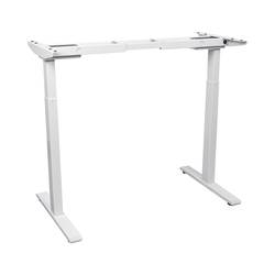 Подстолье для стола с электроприводом и регулировкой высоты, 2 мотора, память 3 уровня высоты, белый