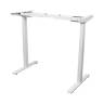 Подстолье для стола с электроприводом и регулировкой высоты, 2 мотора, память 3 уровня высоты, белый