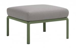 Пуф пластиковый с подушкой Komodo Pouf агава, серый 700х700х490 мм