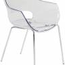 Кресло прозрачное Opal-ML хромированный, прозрачный 600х600х810 мм