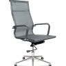 Кресло офисное / Хельмут только Москва / УЦЕНКА (grey) сталь + хром / серая сетка