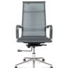 Кресло офисное / Хельмут только Москва / УЦЕНКА (grey) сталь + хром / серая сетка