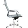 Кресло офисное / Хельмут только Москва / УЦЕНКА (grey) сталь + хром / серая сетка