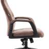 Кресло руководителя Everprof Otto Black Ткань Коричневый