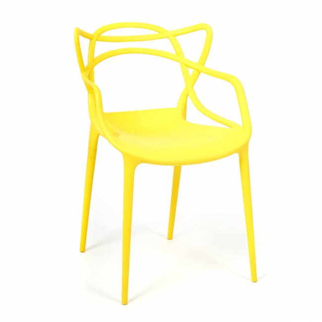 Стул Cat Chair (mod. 028) желтый пластик