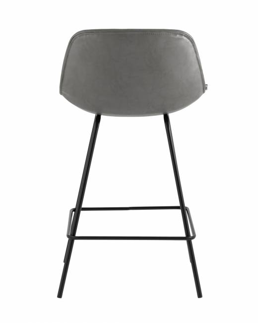 Стул полубарный Деймон экокожа серый