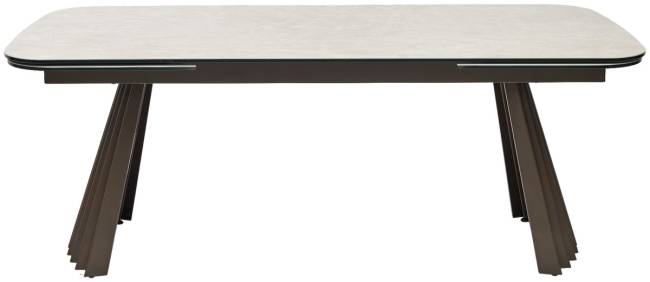 Стол ASTRID 200 TL-102 Бежевый мрамор, испанская керамика / Шоколадное золото каркас, ®DISAUR Стол ASTRID 200 TL-102 Бежевый мрамор, испанская керамика / Шоколадное золото каркас, ®DISAUR