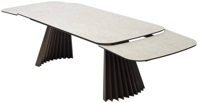 Стол ASTRID 200 TL-102 Бежевый мрамор, испанская керамика / Шоколадное золото каркас, ®DISAUR Стол ASTRID 200 TL-102 Бежевый мрамор, испанская керамика / Шоколадное золото каркас, ®DISAUR