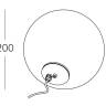 Светильник пластиковый Шар 200 Globo Lighting OUT белый Ø2000х2000 мм