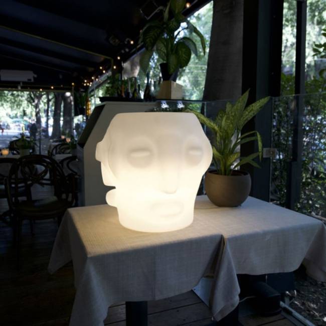 Кулер для бутылок светящийся Threebu Party Lighting белый 450х450х450 мм