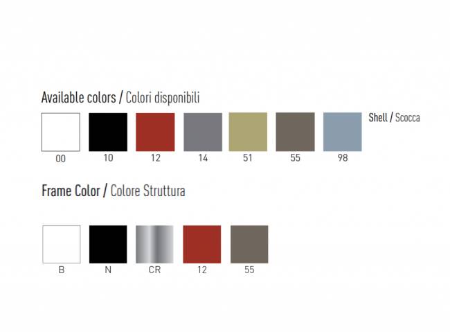 Стул пластиковый Slot Fill S 455х480х810 мм