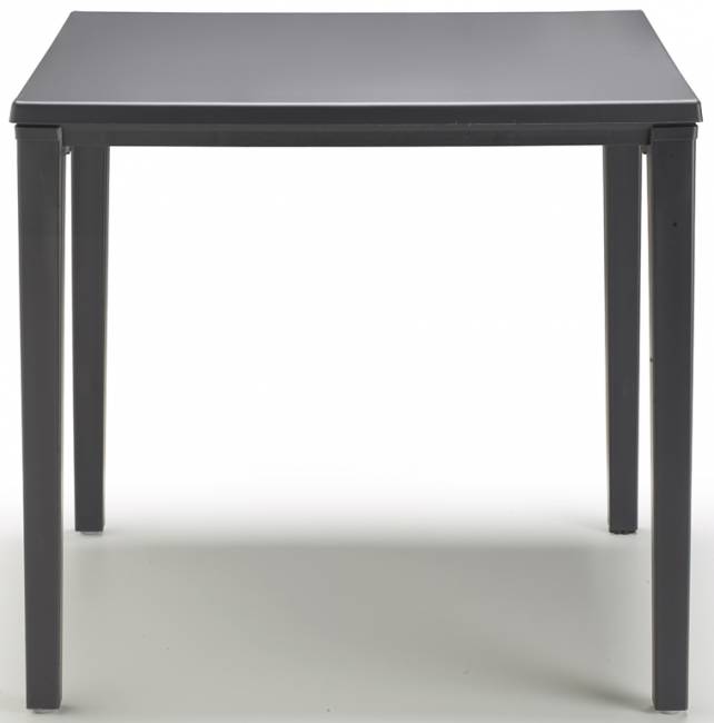 Стол пластиковый обеденный Timo антрацит 800х800х750 мм