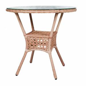 DECO Стол обеденный круглый д. 90 капучино