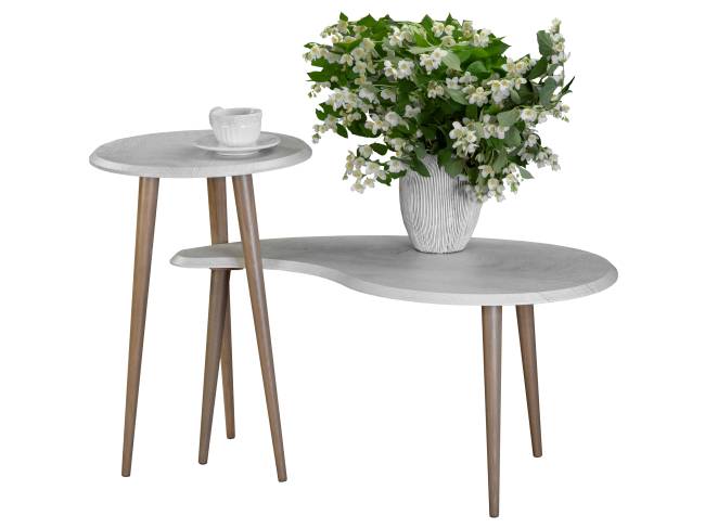 Стол журнальный BeautyStyle 2 дуб дымчатый/шимо