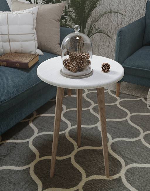 Стол журнальный BeautyStyle 2 дуб дымчатый/шимо